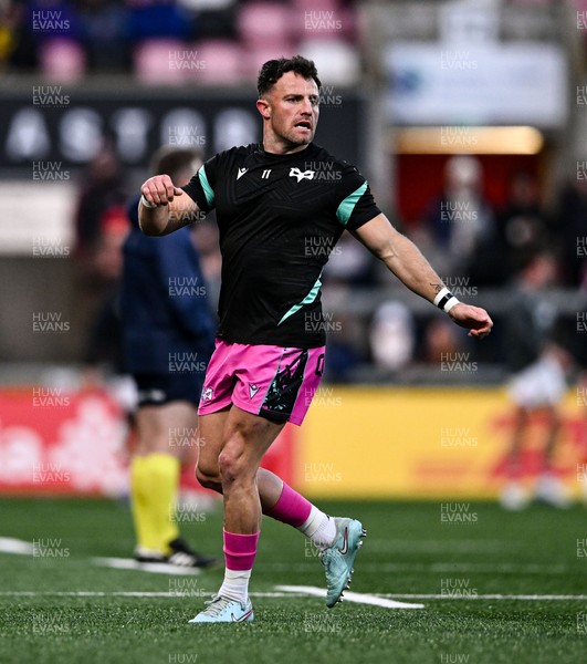 040426 - Ulster v Ospreys - EPCR Challenge Cup Round of 16 - Luke Morgan of Ospreys before the match