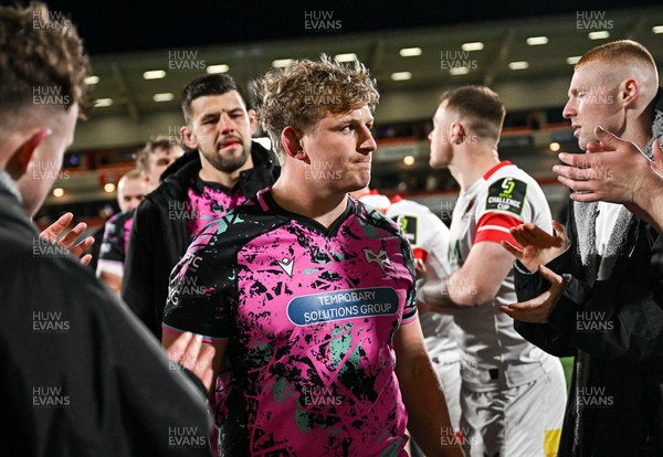 040426 - Ulster v Ospreys - EPCR Challenge Cup Round of 16 - Ospreys captain Jac Morgan after the match