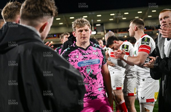 040426 - Ulster v Ospreys - EPCR Challenge Cup Round of 16 - Ospreys captain Jac Morgan after the match