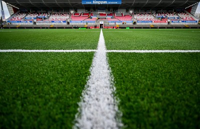 010325 - Ulster v Scarlets - United Rugby Championship - A general view of Kingston Stadium before the match