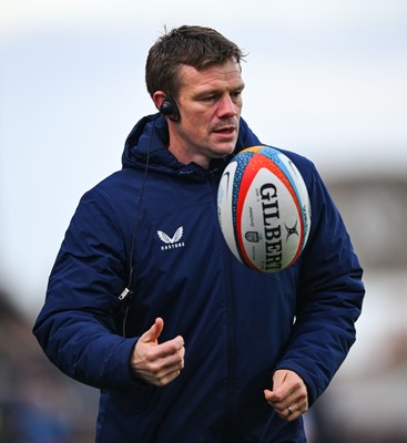 010325 - Ulster v Scarlets - United Rugby Championship - Scarlets head coach Dwayne Peel before the match