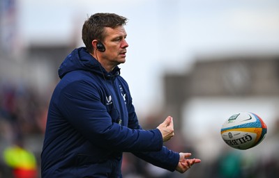 010325 - Ulster v Scarlets - United Rugby Championship - Scarlets head coach Dwayne Peel before the match