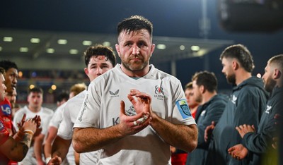 010325 - Ulster v Scarlets - United Rugby Championship - Rob Herring of Ulster after his side's victory