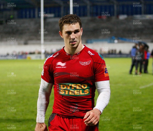 100513 - Ulster v Scarlets - RaboDirect Pro 12 Semi-Final - George North leaves the field as a Scarlets player for the last time 