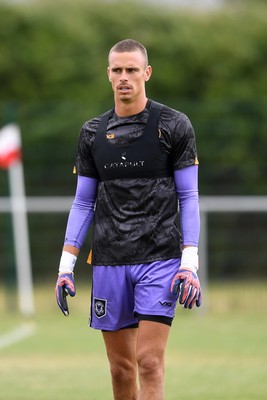 050725 - Undy Athletic v Newport County - Pre season Friendly - Nik Tzanev of Newport County