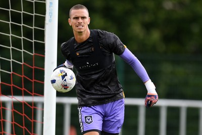 050725 - Undy Athletic v Newport County - Pre season Friendly - Nik Tzanev of Newport County