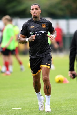 050725 - Undy Athletic v Newport County - Pre season Friendly - Courtney Baker-Richardson of Newport County