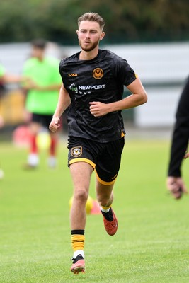 050725 - Undy Athletic v Newport County - Pre season Friendly - Matthew Baker of Newport County