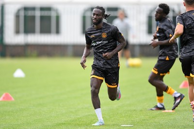 050725 - Undy Athletic v Newport County - Pre season Friendly - Cameron Antwi of Newport County