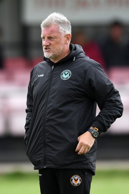 050725 - Undy Athletic v Newport County - Pre season Friendly - Newport County Assistant Manager, Wayne Hatswell