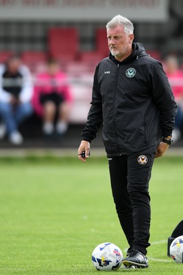 050725 - Undy Athletic v Newport County - Pre season Friendly - Newport County Assistant Manager, Wayne Hatswell