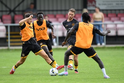 050725 - Undy Athletic v Newport County - Pre season Friendly - Matthew Baker of Newport County