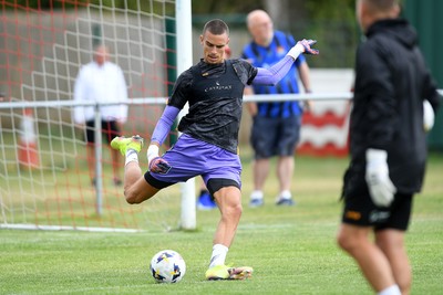 050725 - Undy Athletic v Newport County - Pre season Friendly - Nik Tzanev of Newport County