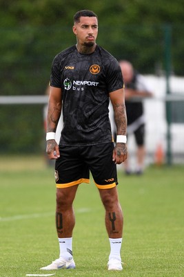 050725 - Undy Athletic v Newport County - Pre season Friendly - Courtney Baker-Richardson of Newport County
