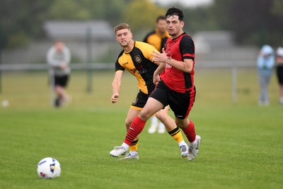 050725 - Undy Athletic v Newport County - Pre season Friendly - Cameron Evans of Newport County