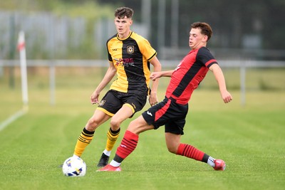 050725 - Undy Athletic v Newport County - Pre season Friendly - Joe Thomas of Newport County