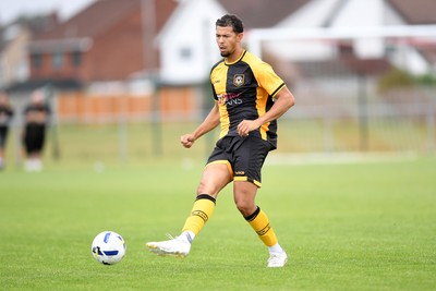 050725 - Undy Athletic v Newport County - Pre season Friendly - Jaden Warner of Newport County