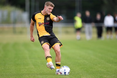 050725 - Undy Athletic v Newport County - Pre season Friendly - Cameron Evans of Newport County