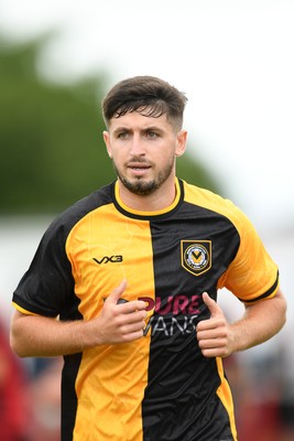 050725 - Undy Athletic v Newport County - Pre season Friendly - Anthony Glennon of Newport County