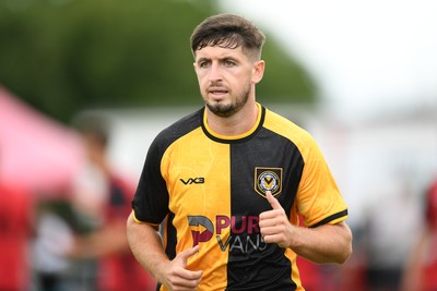 050725 - Undy Athletic v Newport County - Pre season Friendly - Anthony Glennon of Newport County