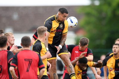 050725 - Undy Athletic v Newport County - Pre season Friendly - Courtney Baker-Richardson of Newport County