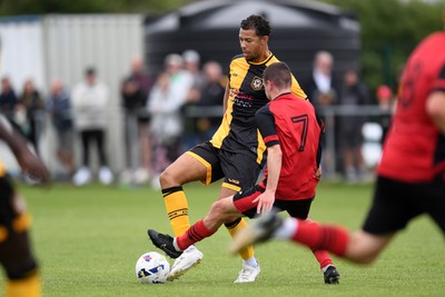 050725 - Undy Athletic v Newport County - Pre season Friendly - Jaden Warner of Newport County
