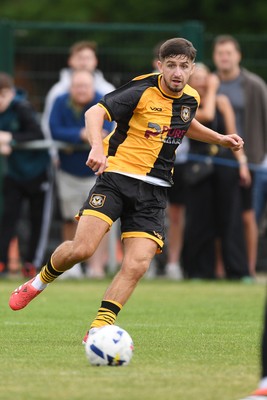 050725 - Undy Athletic v Newport County - Pre season Friendly - Anthony Glennon of Newport County