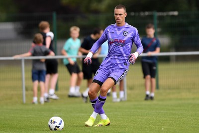 050725 - Undy Athletic v Newport County - Pre season Friendly - Nik Tzanev of Newport County