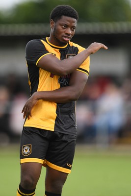 050725 - Undy Athletic v Newport County - Pre season Friendly - Bobby Kamwa of Newport County