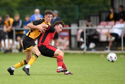 050725 - Undy Athletic v Newport County - Pre season Friendly - Joe Thomas of Newport County