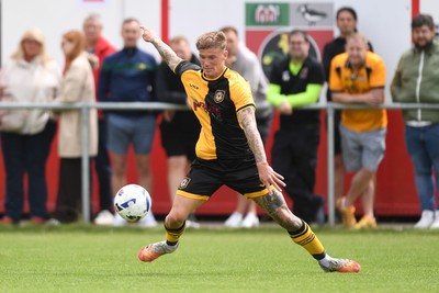 050725 - Undy Athletic v Newport County - Pre season Friendly - Kai Whitmore of Newport County