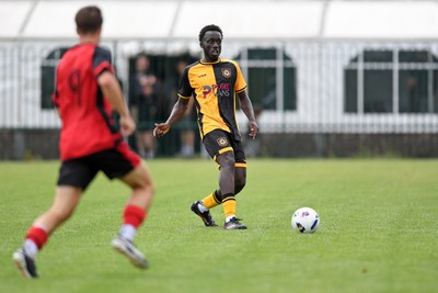 050725 - Undy Athletic v Newport County - Pre season Friendly - Nelson Sanca of Newport County