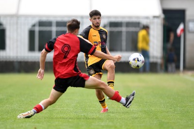 050725 - Undy Athletic v Newport County - Pre season Friendly - Anthony Glennon of Newport County