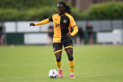 050725 - Undy Athletic v Newport County - Pre season Friendly - Michael Reindorf of Newport County