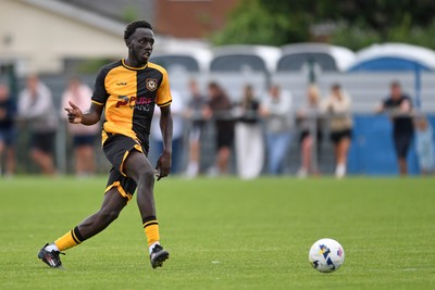 050725 - Undy Athletic v Newport County - Pre season Friendly - Nelson Sanca of Newport County