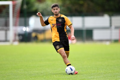 050725 - Undy Athletic v Newport County - Pre season Friendly - Anthony Glennon of Newport County