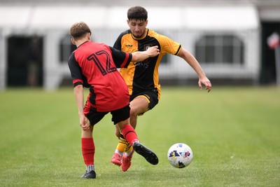 050725 - Undy Athletic v Newport County - Pre season Friendly - Anthony Glennon of Newport County