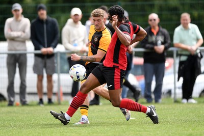 050725 - Undy Athletic v Newport County - Pre season Friendly - Cameron Evans of Newport County