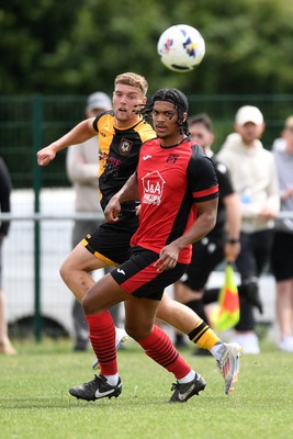 050725 - Undy Athletic v Newport County - Pre season Friendly - Cameron Evans of Newport County