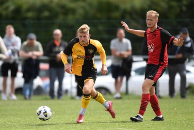 050725 - Undy Athletic v Newport County - Pre season Friendly - Jaden Warner of Newport County