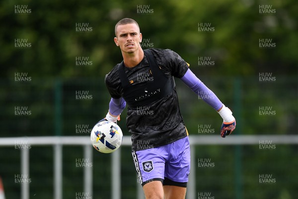 050725 - Undy Athletic v Newport County - Pre season Friendly - Nik Tzanev of Newport County