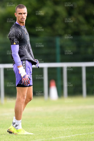 050725 - Undy Athletic v Newport County - Pre season Friendly - Nik Tzanev of Newport County