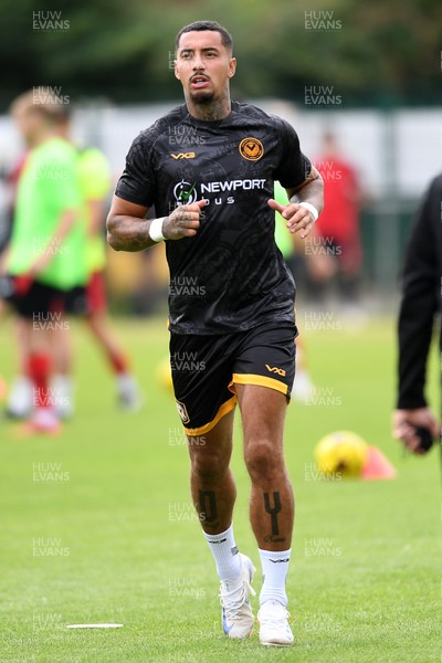 050725 - Undy Athletic v Newport County - Pre season Friendly - Courtney Baker-Richardson of Newport County