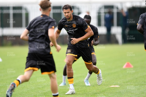 050725 - Undy Athletic v Newport County - Pre season Friendly - Jaden Warner of Newport County