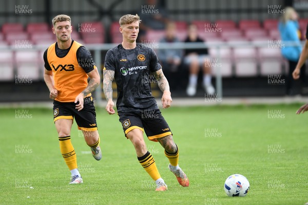 050725 - Undy Athletic v Newport County - Pre season Friendly - Kai Whitmore of Newport County