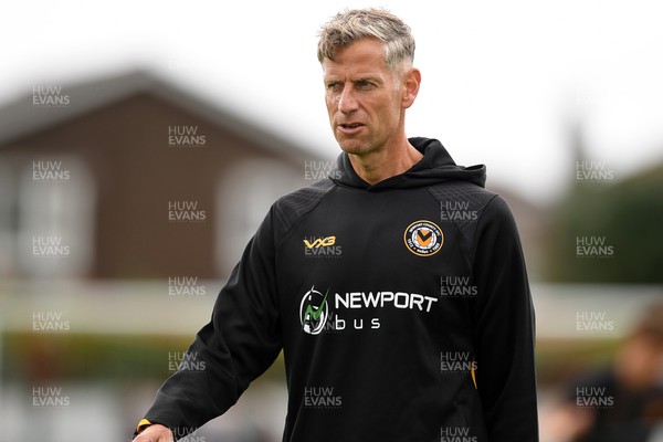 050725 - Undy Athletic v Newport County - Pre season Friendly - Newport County Manager, David Hughes