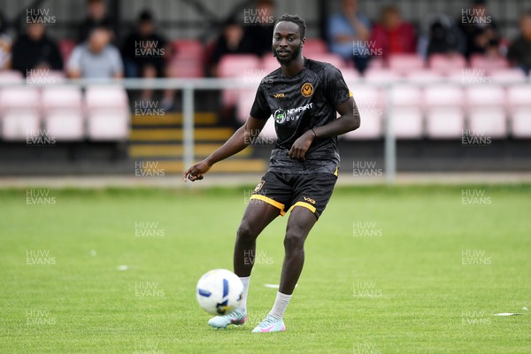 050725 - Undy Athletic v Newport County - Pre season Friendly - Cameron Antwi of Newport County