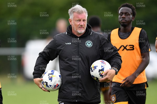 050725 - Undy Athletic v Newport County - Pre season Friendly - Newport County Assistant Manager, Wayne Hatswell