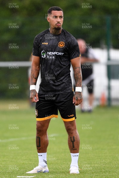 050725 - Undy Athletic v Newport County - Pre season Friendly - Courtney Baker-Richardson of Newport County