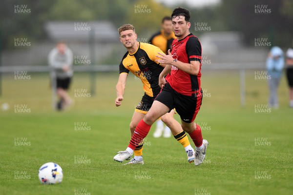 050725 - Undy Athletic v Newport County - Pre season Friendly - Cameron Evans of Newport County